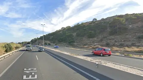 La autovía A-70 en las inmediaciones de Orgegia La autovía A-70 en las inmediaciones de Orgegia