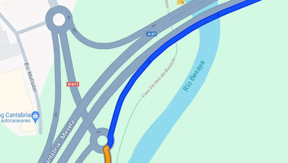 La A-67 se cortará al tráfico la madrugada del domingo al lunes en el túnel de Ricorvo y se establecerá un itinerario alternativ La A-67 se cortará al tráfico la madrugada del domingo al lunes en el túnel de Ricorvo y se establecerá un itinerario alternativ