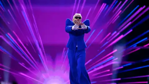 Joost Klein durante su actuación en la semifinal del festival de Eurovisión 2024 Joost Klein durante su actuación en la semifinal del festival de Eurovisión 2024