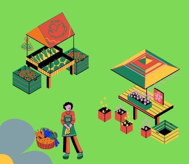 El Mercado de Primavera de La Alegría de la Huerta Manchega, comercio de cercanía con nombre propio El Mercado de Primavera de La Alegría de la Huerta Manchega, comercio de cercanía con nombre propio