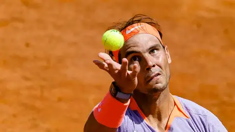 El español Rafael Nadal, durante su participación en el Masters 1000 de Roma. Rafa Nadal, eliminado ante Hurkacz en segunda ronda de Roma