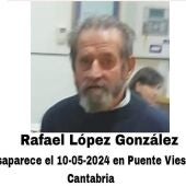 Rafael López, hombre desaparecido en Puente Viesgo