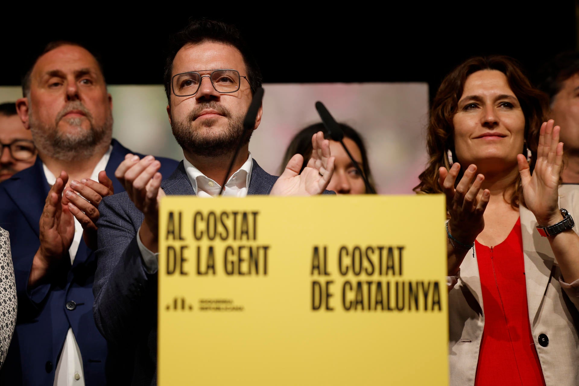 Pere Aragonès afirma que trabajará "en la oposición" tras los malos resultados de ERC Pere Aragonès afirma que trabajará "en la oposición" tras los malos resultados de ERC