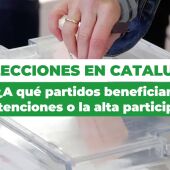 A quién beneficia la alta participación en las elecciones en Cataluña 
