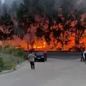 Incendio en las Lagunas de Ruidera Incendio en las Lagunas de Ruidera