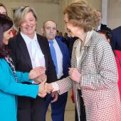 La reina Sofía visita al Banco de Alimentos de Lugo