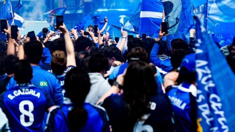 13-5-2024 Recibimiento al equipo antes del partido con el Zaragoza