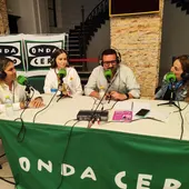 Marta Barrachina, Belén Ramos y Adrián Casabó en el programa Más de Uno especial fiestas. Marta Barrachina, Belén Ramos y Adrián Casabó en el programa Más de Uno especial fiestas.