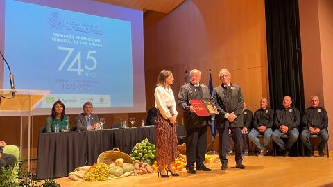 Imagen de archivo de la pasada edición de los Premios del Tribunal de Aguas de Orihuela