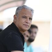 Sergio Pellicer, entrenador del Málaga CF