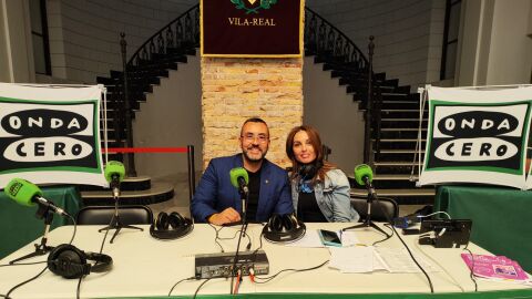 El alcalde de Vila-real, Jos&eacute; durante su intervenci&oacute;n en M&aacute;s de Uno de Onda Cero. 