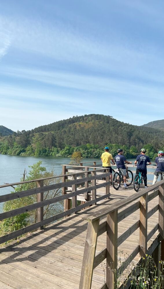 Visita ao mirador de Arnoia en Bicis eléctricas 