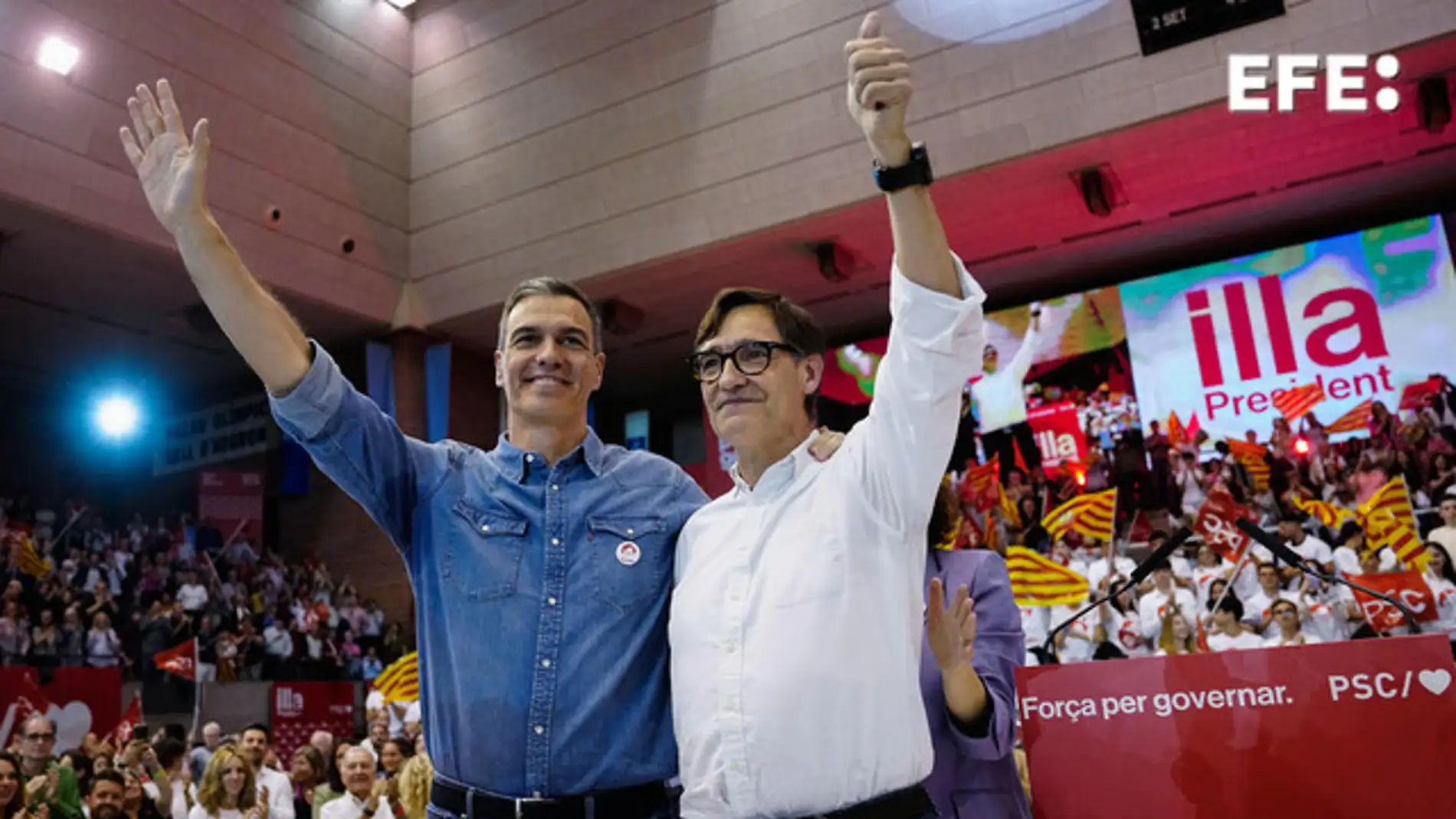 El PSOE sale en bloque a reivindicar a Illa tras la intención de Puigdemont de ser investido