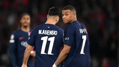Kylian Mbappé durante un partido con el PSG Kylian Mbappé durante un partido con el PSG