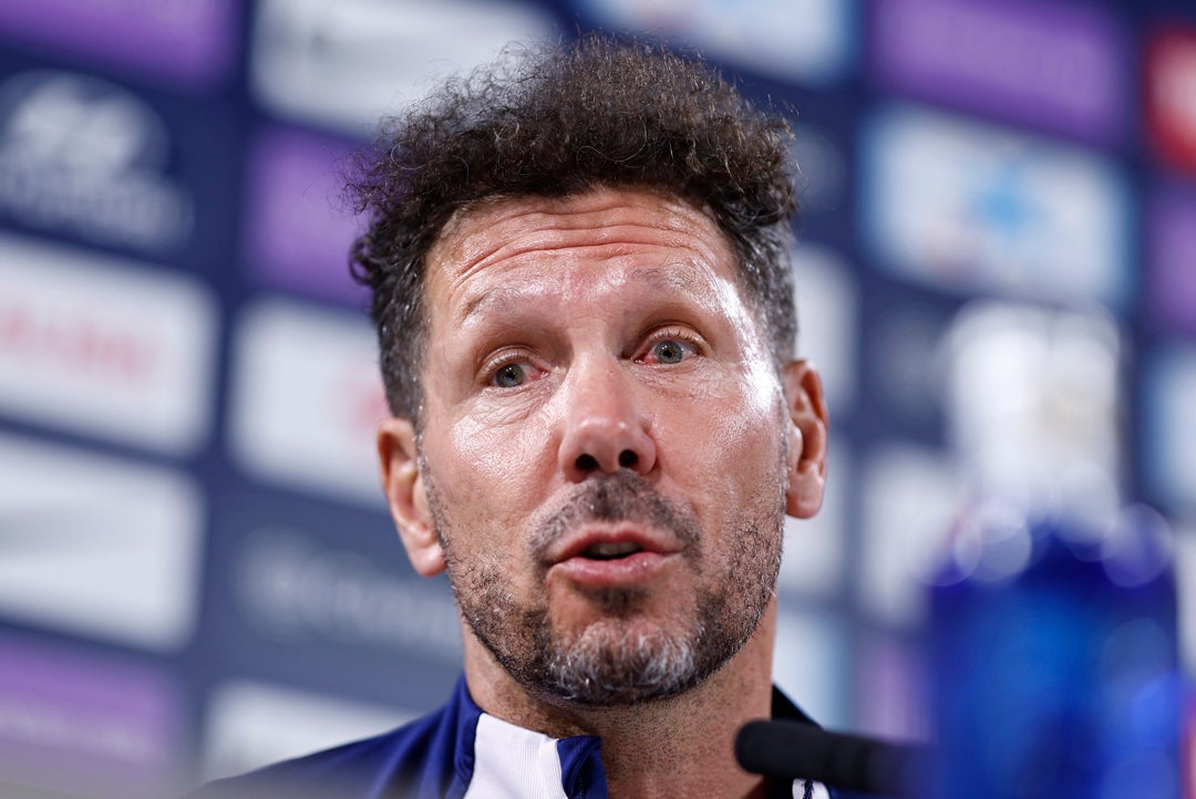 Simeone: "Necesitamos al mejor Morata" Simeone: "Necesitamos al mejor Morata"