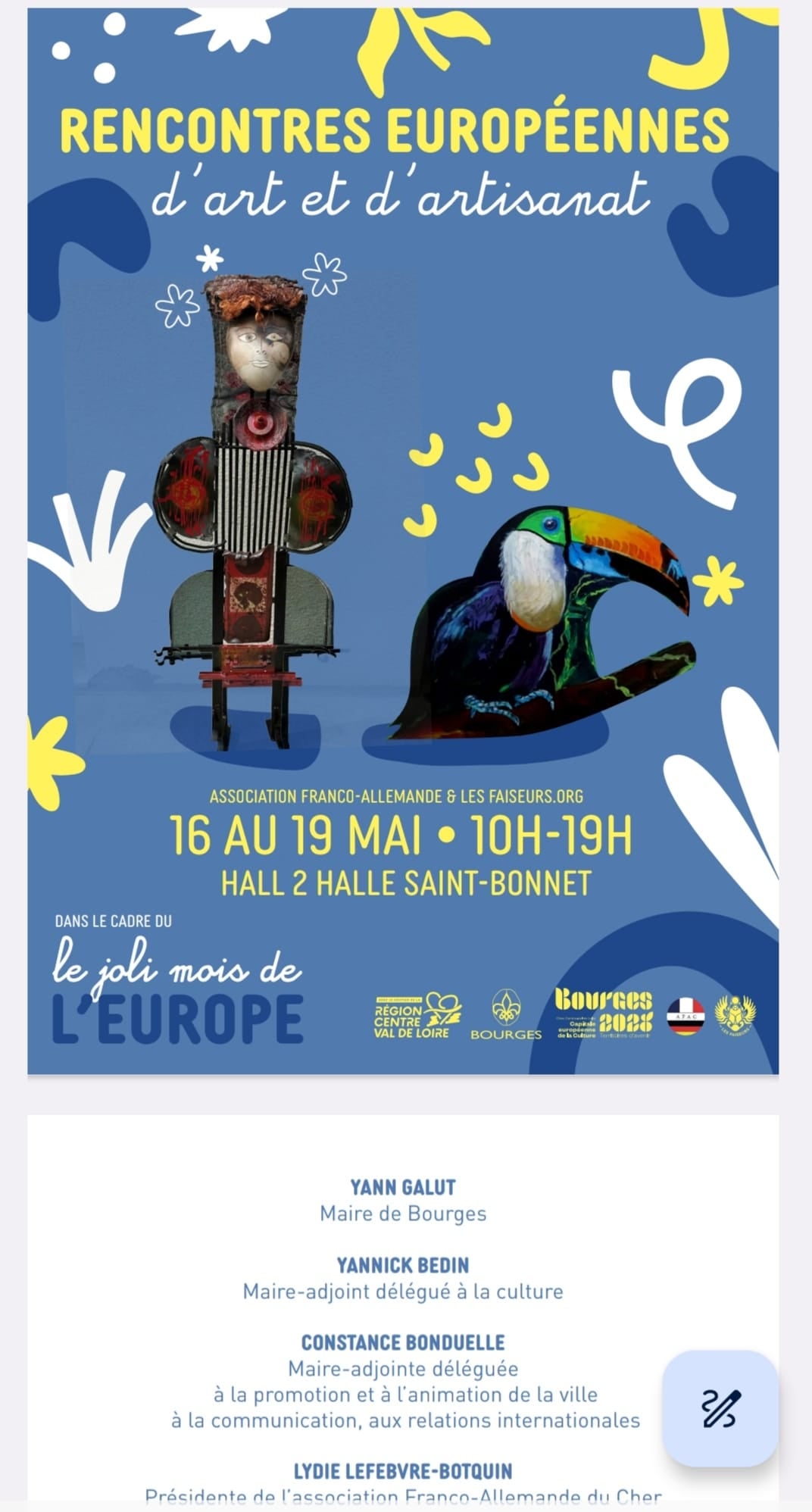 La Asociación de Artistas Plásticos Palentinos “Thieldón” viaja a la ciudad francesa de Bourgues para participar en su feria de Arte La Asociación de Artistas Plásticos Palentinos “Thieldón” viaja a la ciudad francesa de Bourgues para participar en su feria de Arte
