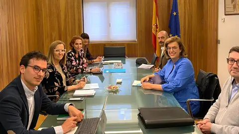 Armisén traslada a la presidenta de la CHD la necesidad de agilizar los trámites para la obra de ampliación del vaso de rechazo del CTR .