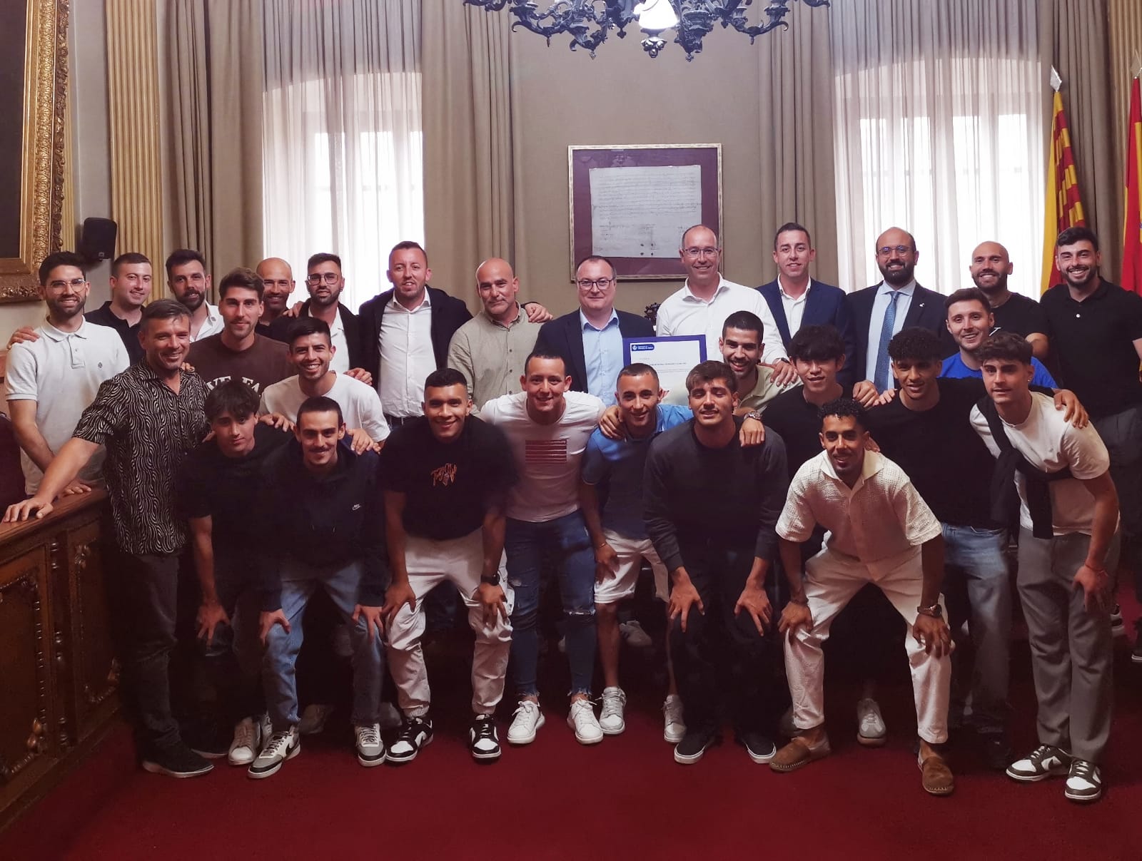 Gran temporada del CF Vilanova que culmina amb l'ascens a la Lliga Elit Gran temporada del CF Vilanova que culmina amb l'ascens a la Lliga Elit