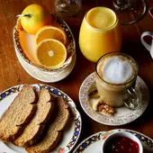 Imagen de archivo de un desayuno saludable. Imagen de archivo de un desayuno saludable.