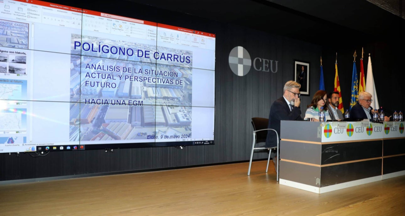 Un estudio de la Universidad CEU UCH de Elche propone medidas para transformar el Polígono de Carrús Un estudio de la Universidad CEU UCH de Elche propone medidas para transformar el Polígono de Carrús