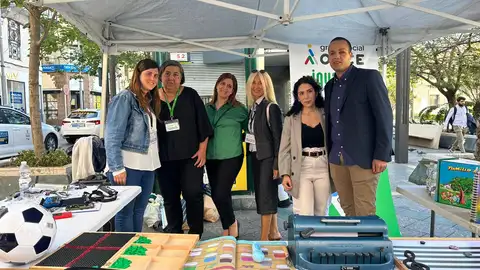 Stand de la ONCE en Ceuta Stand de la ONCE en Ceuta