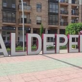 Letras corpóreas Valdepeñas