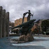 El monumento a los Caídos, erigido en honor a la dictadura de Francisco Franco en Santa Cruz de Tenerife