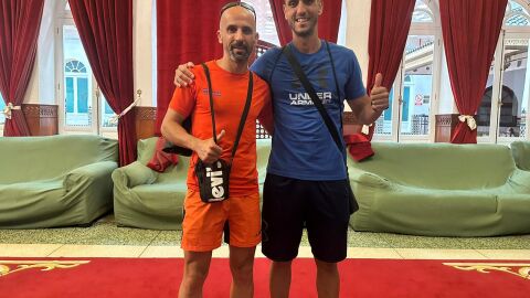 Ilias y David, participantes en el Desaf&iacute;o de los 300