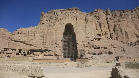Fotografía de archivo de las ruinas en Bamiyán, Afganistán, lugar donde fueron asesinados los turistas españoles. Fotografía de archivo de las ruinas en Bamiyán, Afganistán, lugar donde fueron asesinados los turistas españoles.