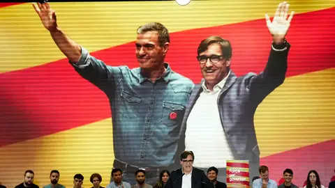 Salvador Illa durante un acto días después del 12M Illa afirma que el 12M los catalanes no votaron irse, sino "afianzar" la España plural
