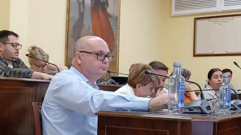 Andreu Verdú, portavoz del PSOE de Villajoyosa Andreu Verdú, portavoz del PSOE de Villajoyosa, en el pleno de mayo de 2024