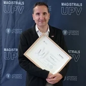 Sergi Castillo, premio Magistrales 2024 de la UPV. Sergi Castillo, premio Magistrales 2024 de la UPV.