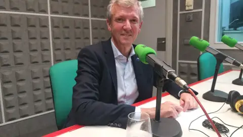 O presidente da Xunta, Alfonso Rueda, en entrevista en Onda Cero Galicia Alfonso Rueda, presidente da Xunta