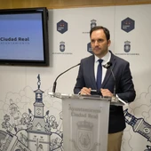 Guillermo Arroyo durante la rueda de prensa Guillermo Arroyo durante la rueda de prensa