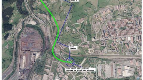 Propuesta del PP como alternativa al Vial de Jove