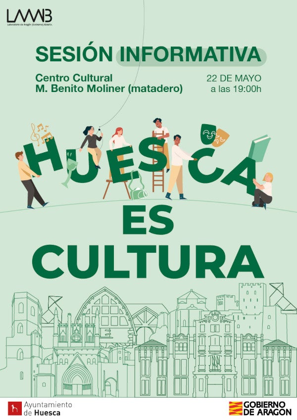 Huesca quiere que los oscenses ayuden a diseñar la nueva política cultural Huesca quiere que los oscenses ayuden a diseñar la nueva política cultural
