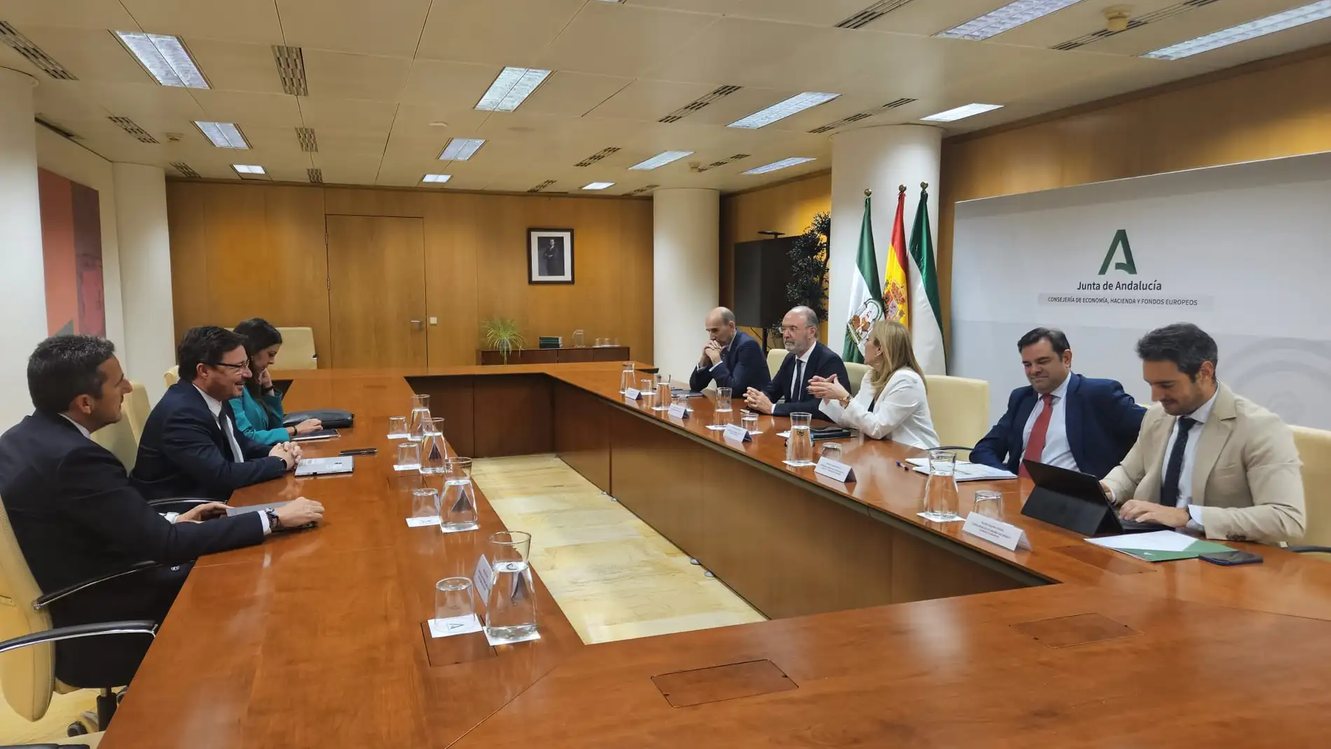 El equipo de Economía de Extremadura y Andalucía se reúne para compartir criterios en materia de desarrollo económico