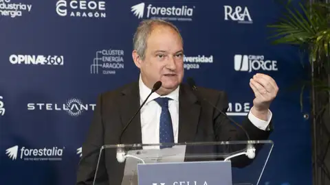 Hereu durante su intervención en el II Foro Sella Hereu durante su intervención en el II Foro Sella