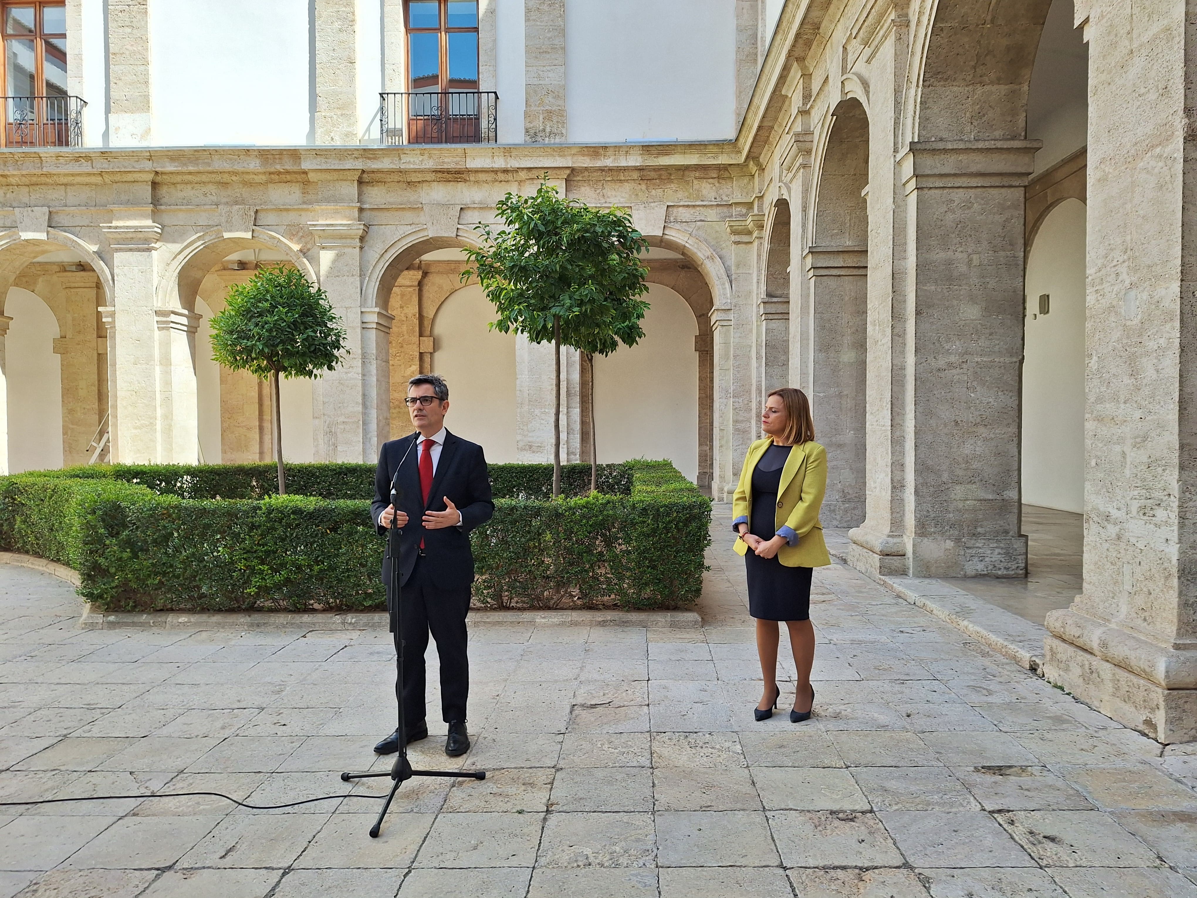 Bolaños afirma en València que seguirán con la transformación de la justicia desde el diálogo Bolaños afirma en València que seguirán con la transformación de la justicia desde el diálogo