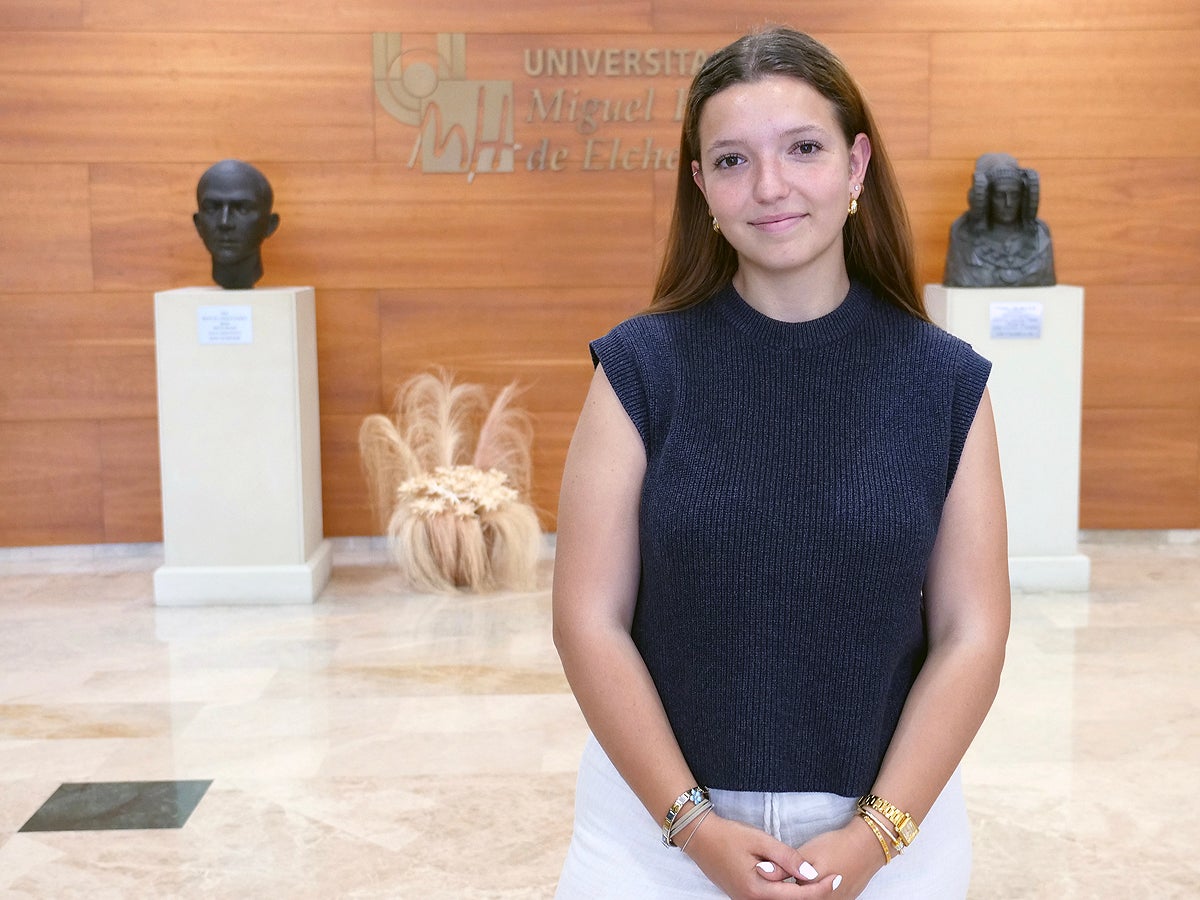 Alejandra Díez, nueva delegada general de Estudiantes de la UMH de Elche Alejandra Díez, nueva delegada general de Estudiantes de la UMH de Elche