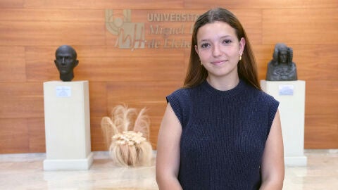 Alejandra Díez Muñoz, nueva delegada general de Estudiantes de la UMH de Elche.