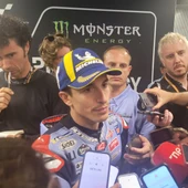 Marc Márquez: "Ahora mismo el mundial es cosa de dos y espero engancharme aunque sea con los dientes" Marc Márquez: "Ahora mismo el mundial es cosa de dos y espero engancharme aunque sea con los dientes"