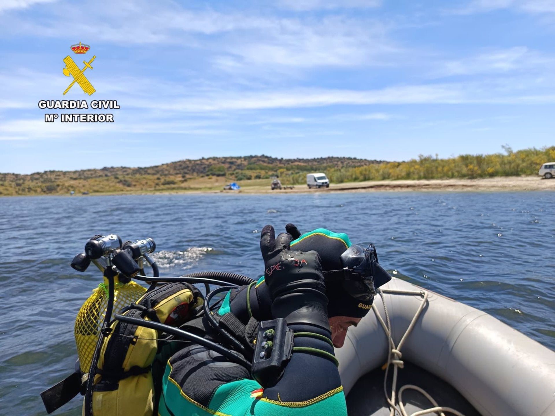Localizado en el embalse de Valdecañas el cuerpo de un hombre que podría ser el del desaparecido este sábado Localizado en el embalse de Valdecañas el cuerpo de un hombre que podría ser el del desaparecido este sábado