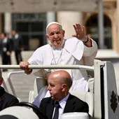 Imagen de archivo del papa Francisco Imagen de archivo del papa Francisco