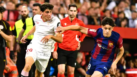 Héctor Fort en un partido con el FC Barcelona. Héctor Fort en un partido con el FC Barcelona.