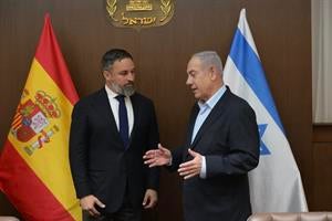 Abascal visita a Netanyahu en Jerusalén: "Pedro Sánchez no es España" Abascal visita a Netanyahu en Jerusalén: "Pedro Sánchez no es España"