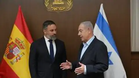 Abascal visita a Netanyahu en Jerusalén: "Pedro Sánchez no es España" Abascal visita a Netanyahu en Jerusalén: "Pedro Sánchez no es España"