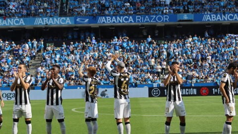 El Castellón en Riazor en la temporada 22/23