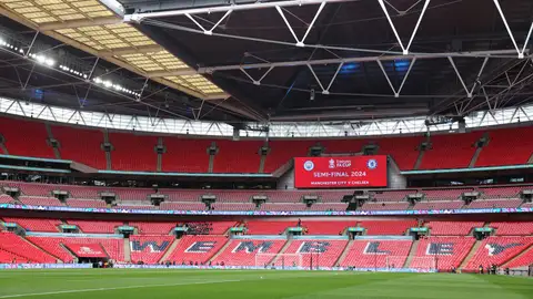 Imagen de archivo del estadio de Wembley Imagen de archivo del estadio de Wembley