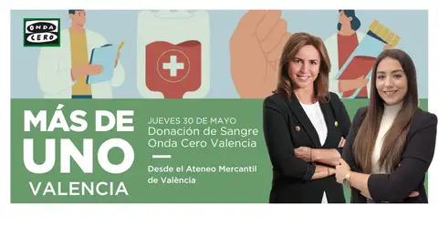 Más de Uno Valencia en directo desde la donación de Sangre de Onda Cero Más de Uno Valencia en directo desde la donación de Sangre de Onda Cero